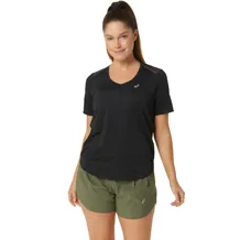 ASICS ROAD V-NECK SS Women T-shirt Running