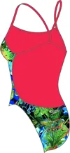 SPEEDO LUCID JUNGLE ALLOVER VBACK Swimwear Women Swimsuit