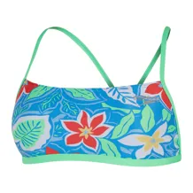 SPEEDO ALLOVER CROSS BACK CROP TOP Swimwear Women Swimsuit