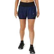 ASICS ROAD ALL OVER PRINT 2-N-1 3.5IN Women Shorts Running