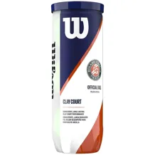 WILSON ROLAND GARROS CLAY CT 3 BALL Μπαλάκια Τένις