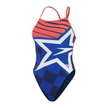 SPEEDO PLACEMENT DIGITAL VBACK Swimwear Women Swimsuit