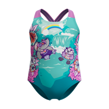 SPEEDO Swimwear Infant Swimsuit Learn to Swim Printed Crossback