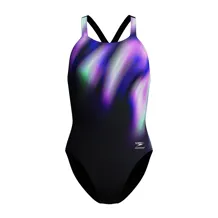 SPEEDO FL Placement Printed PowerBack Swimwear Women Swimsuit