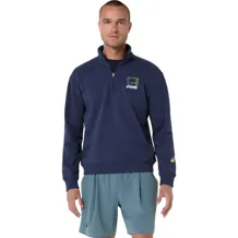 ASICS COURT CORE GRAPHIC HALF ZIP SWEATSHIRT Men Long Sleeve Top Training