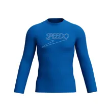 SPEEDO Endurance+ Long Sleeve Logo Rash GuardMen Sun Protection