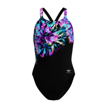 SPEEDO Placement Printed PowerbackSwimwear Women Swimsuit