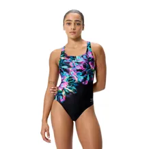 SPEEDO Placement Printed PowerbackSwimwear Women Swimsuit
