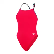 SPEEDO SOLID LATTICE TIE-BACK Swimwear Women Swimsuit