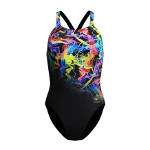 SPEEDO FL Placement Printed PowerBack Swimwear Women Swimsuit