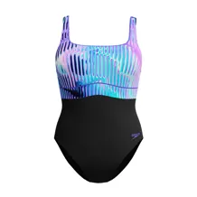 SPEEDO Shaping ContourEclipse Printed 1 Pc Swimwear Women Swimsuit