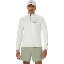 ASICS COURT CORE GRAPHIC HALF ZIP SWEATSHIRT Men Long Sleeve Top Tennis