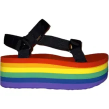 TEVA Flatform Universal Stripe Pride Γυναικείο Σανδάλι