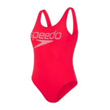 SPEEDO STRIPE LOGO DEEP U-BACK Swimwear Women Swimsuit