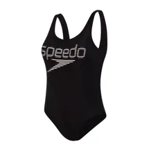 SPEEDO STRIPE LOGO DEEP U-BACK Swimwear Women Swimsuit